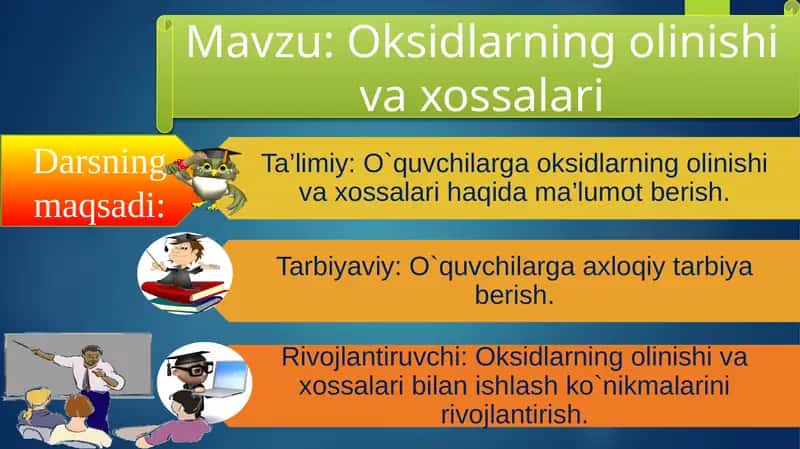 Oksidlarningolinishivaxossalari 1