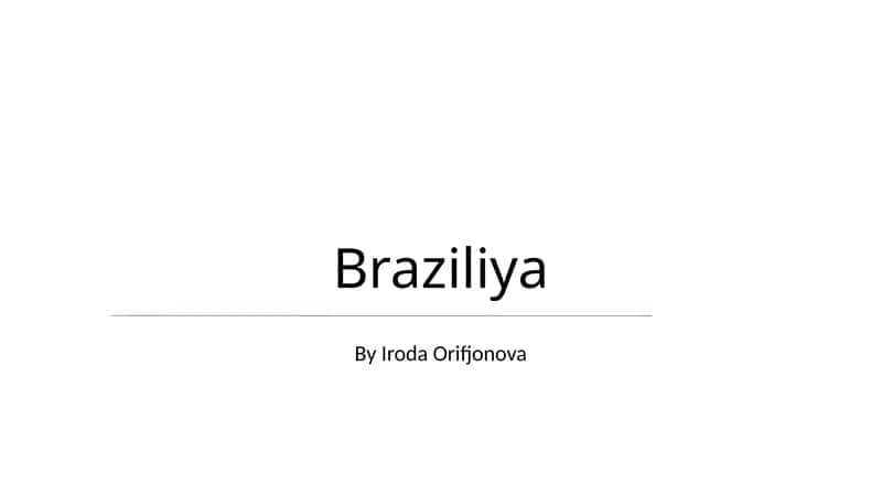 Braziliya 1