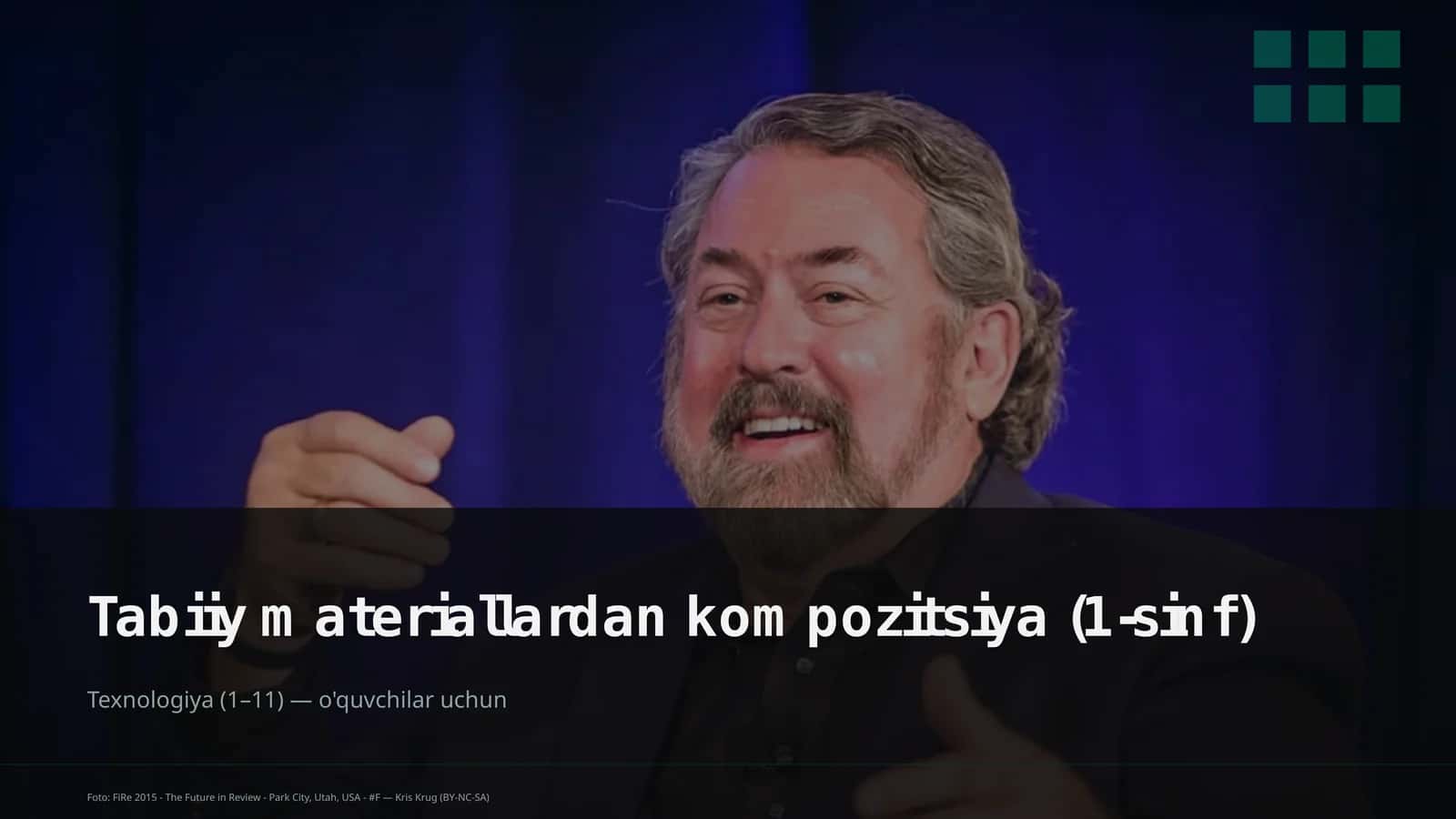 Tabiiy materiallardan kompozitsiya (1-sinf) 1