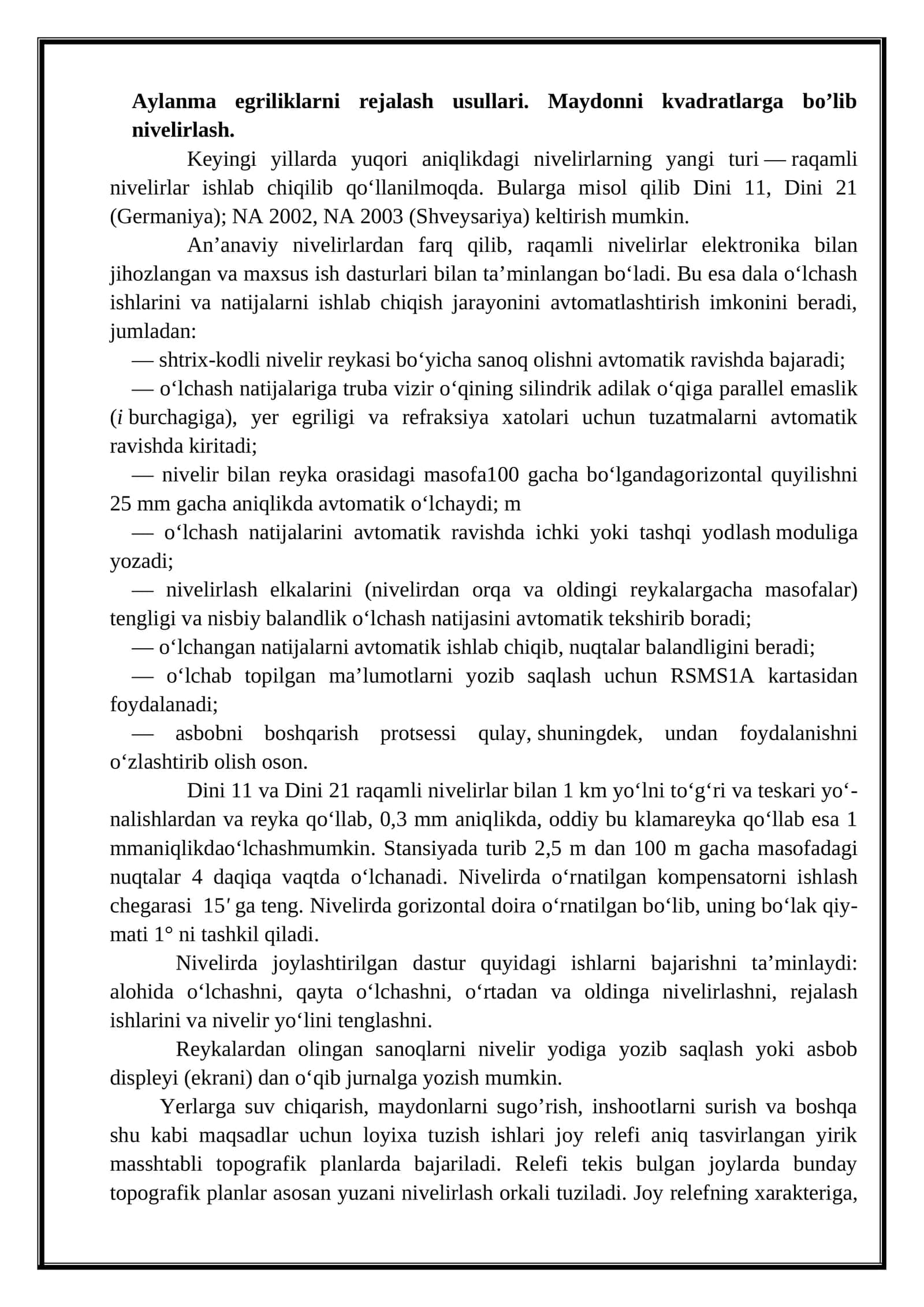 Raqamli nivelirlar 1