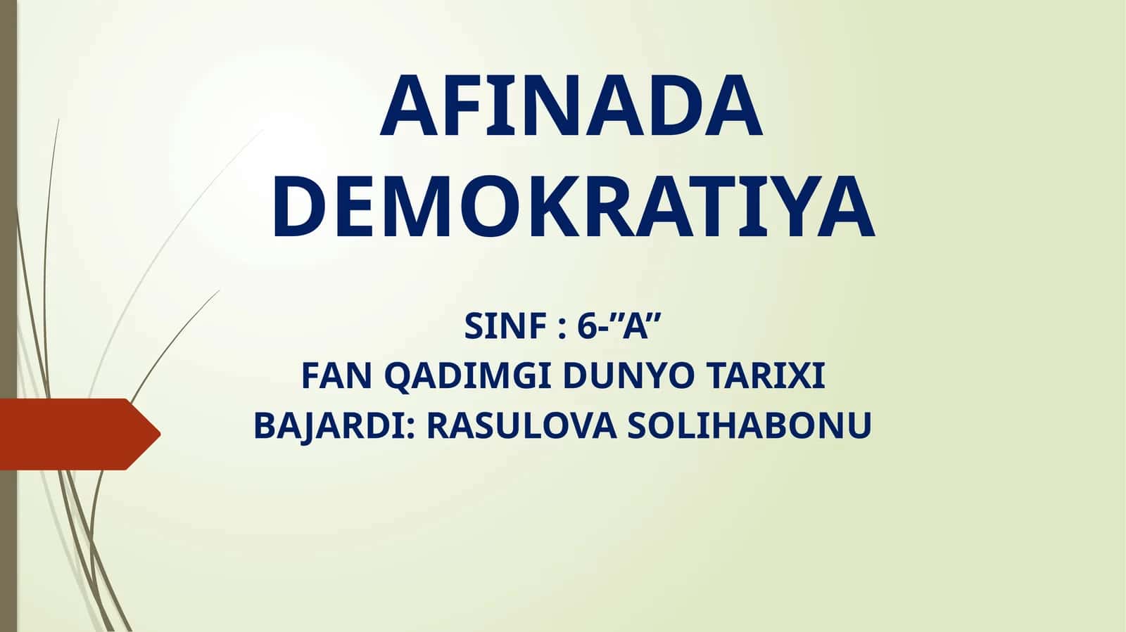 AFINADA DEMOKRATIYA 1