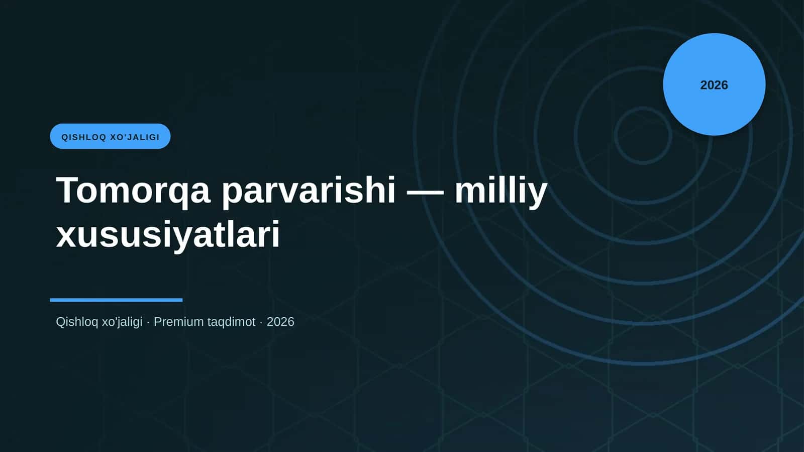 Tomorqa parvarishi — milliy xususiyatlari 1
