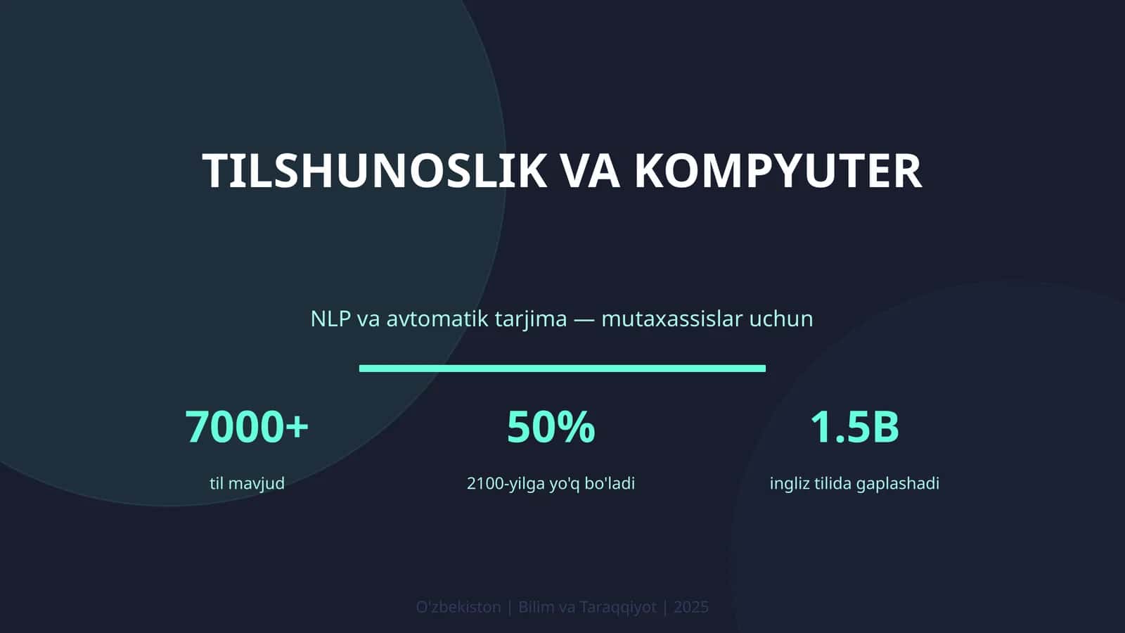 Tilshunoslik va Kompyuter 1