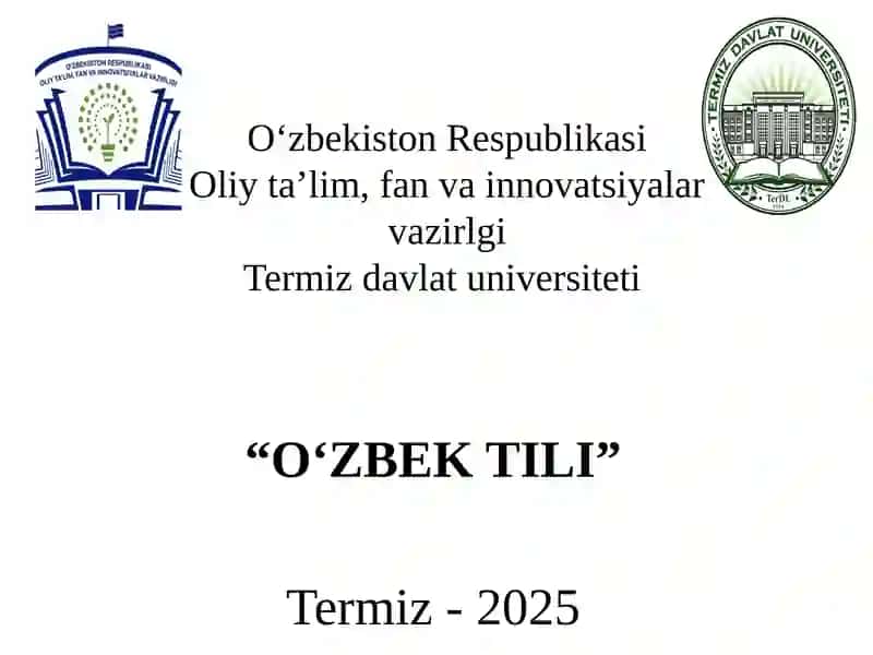 Nutqning ifodaliligi. O'zbek hujjatchiligi