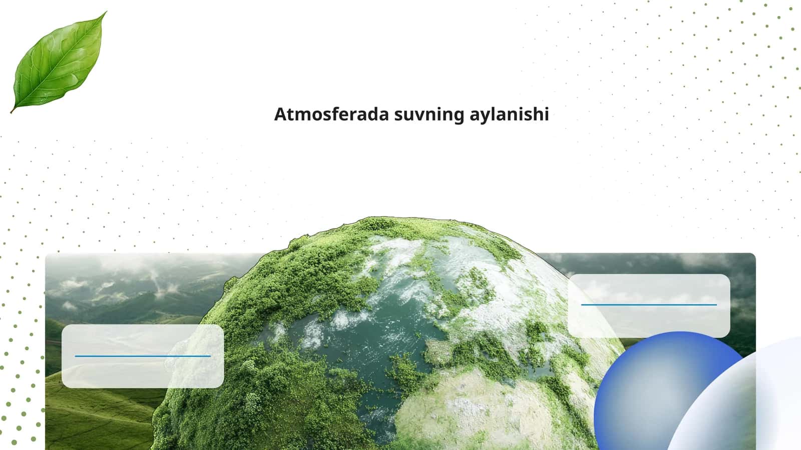 Atmosferada suvning aylanishi 1