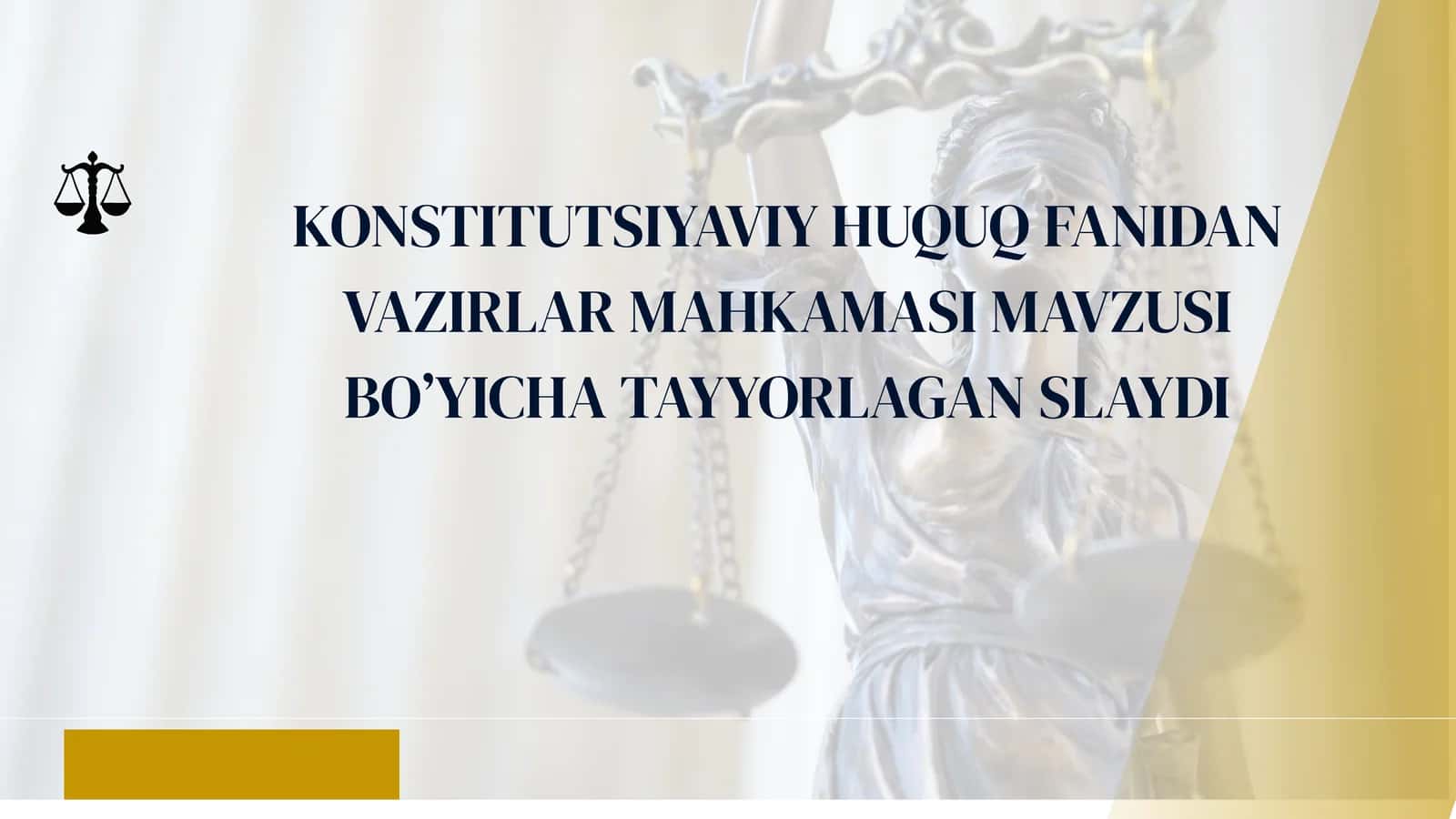 VAZIRLAR MAHKAMASI 1