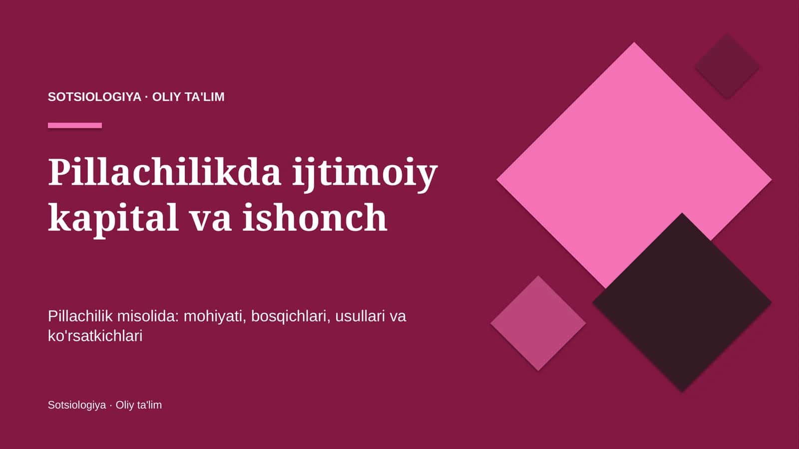 pillachilikda ijtimoiy kapital va ishonch 5284 1