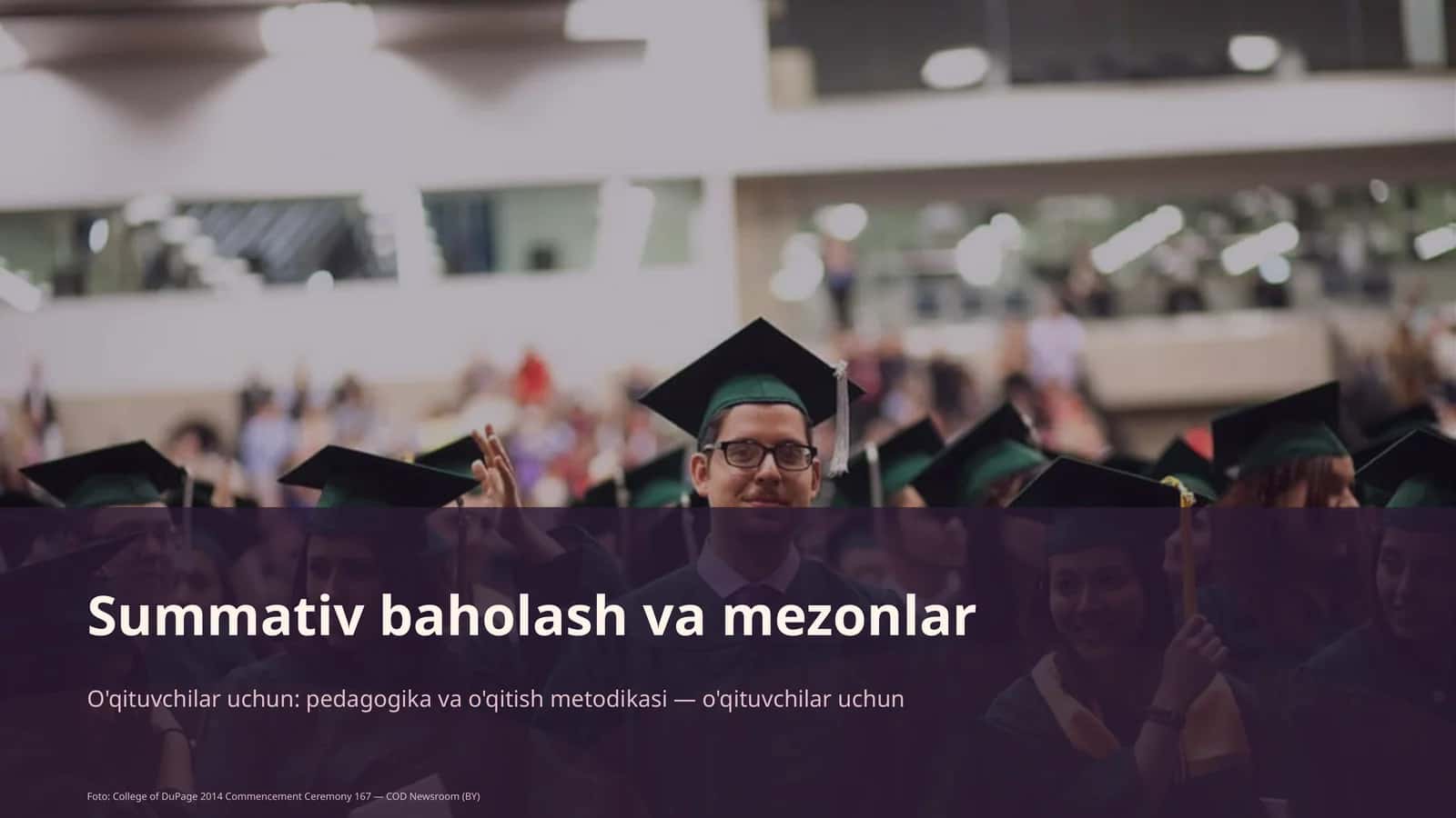 Summativ baholash va mezonlar 1