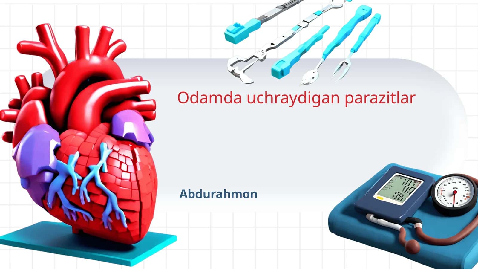 Odamda uchraydigan parazitlar 1