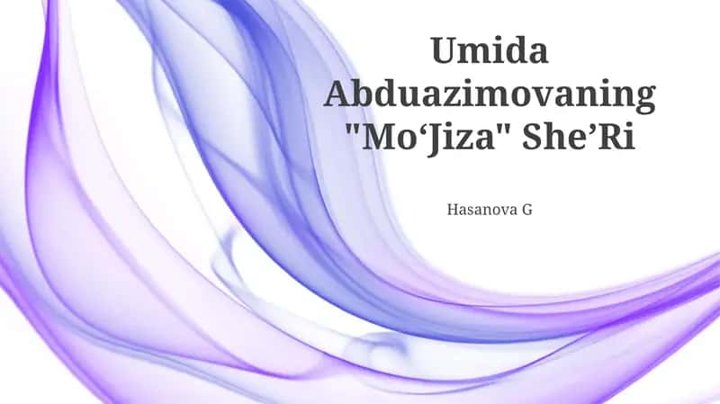 MoʻJiza 1