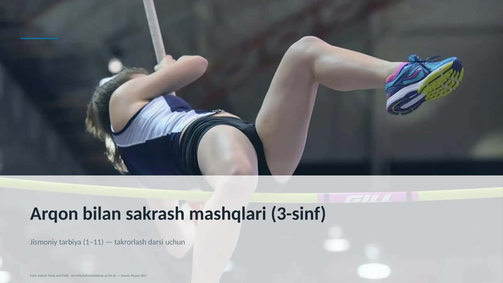 Arqon bilan sakrash mashqlari (3-sinf) 1