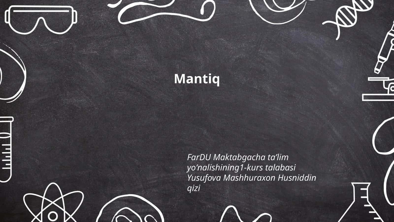 Mantiq 1