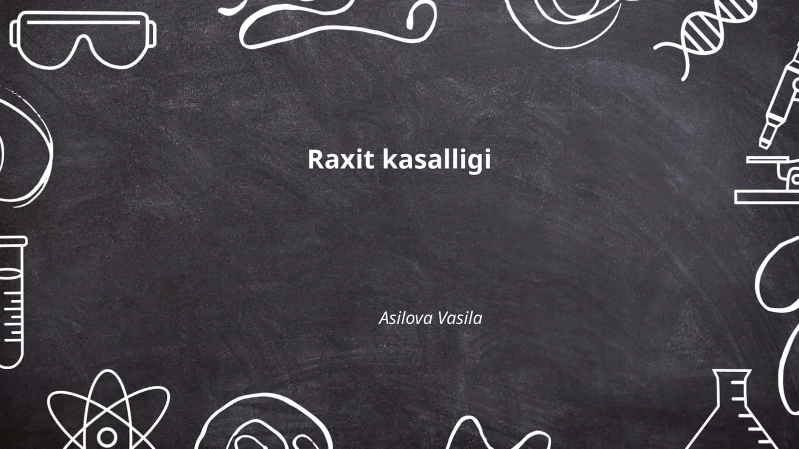 Raxit kasalligi 1