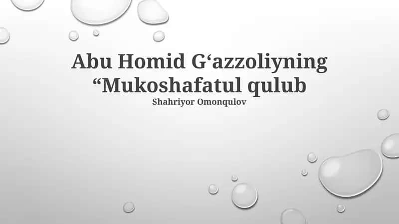 Mukoshafatul qulub 1