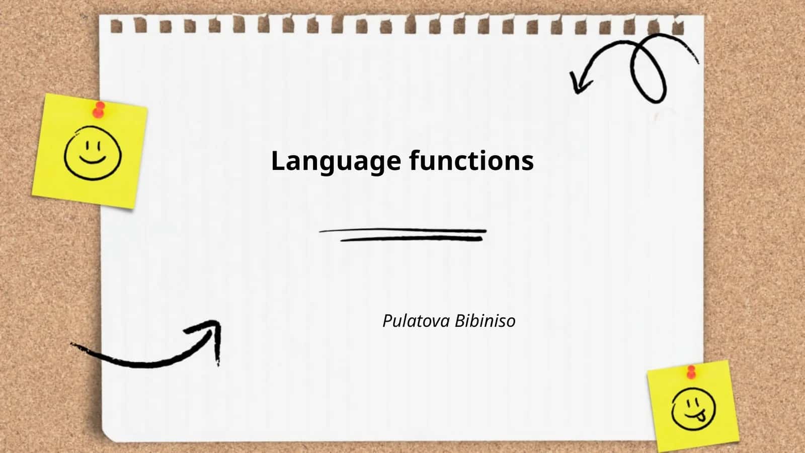 Language functions 1