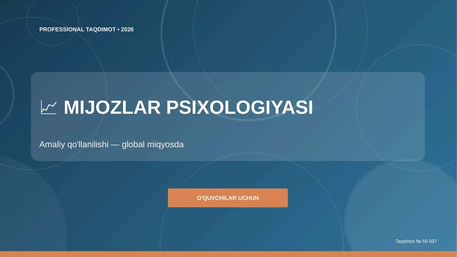 MIJOZLAR PSIXOLOGIYASI 1