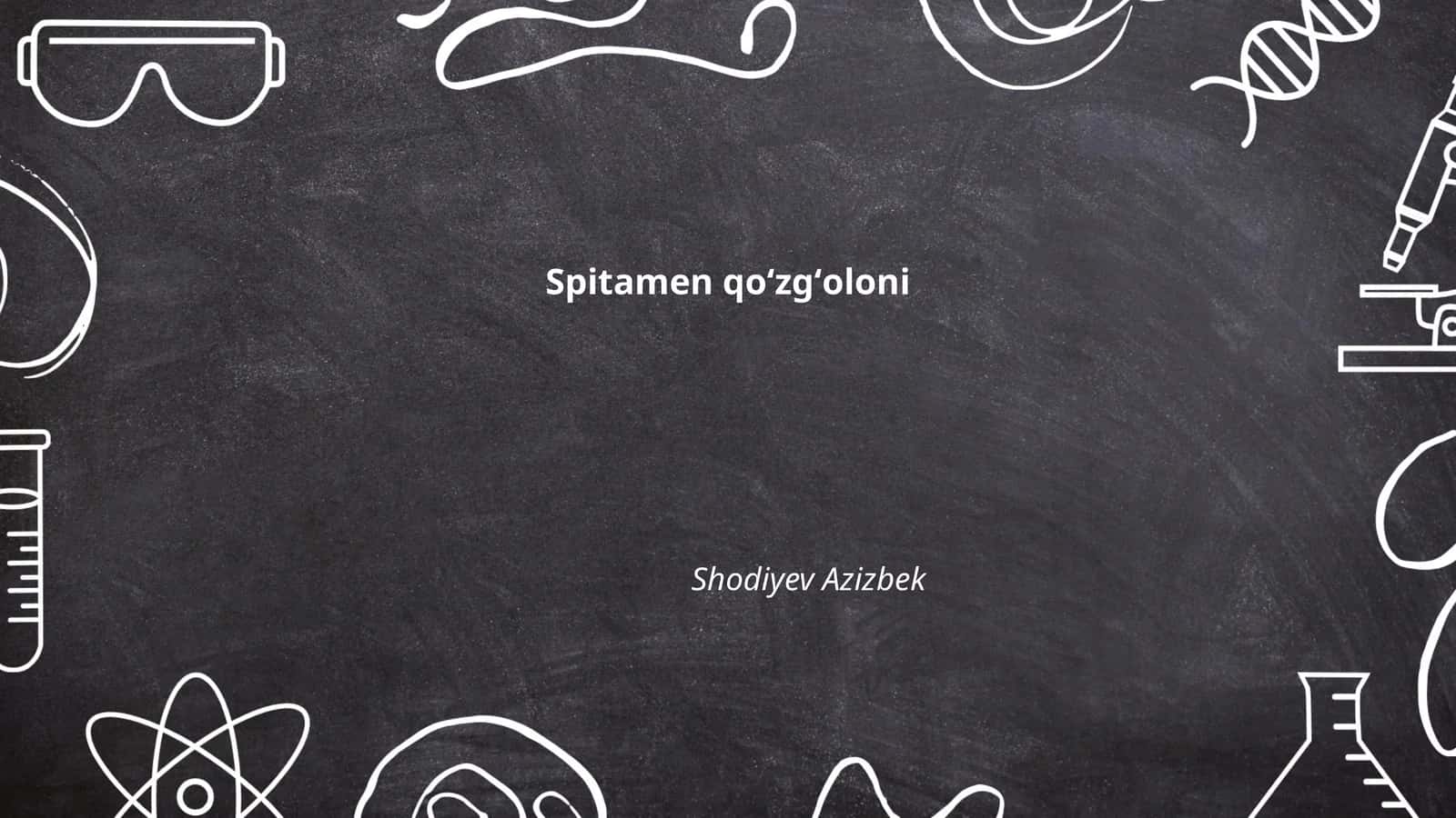 Spitamen qoʻzgʻoloni 1