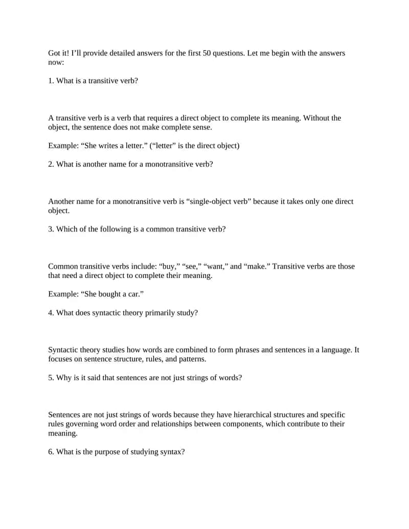 syntactic theory 1