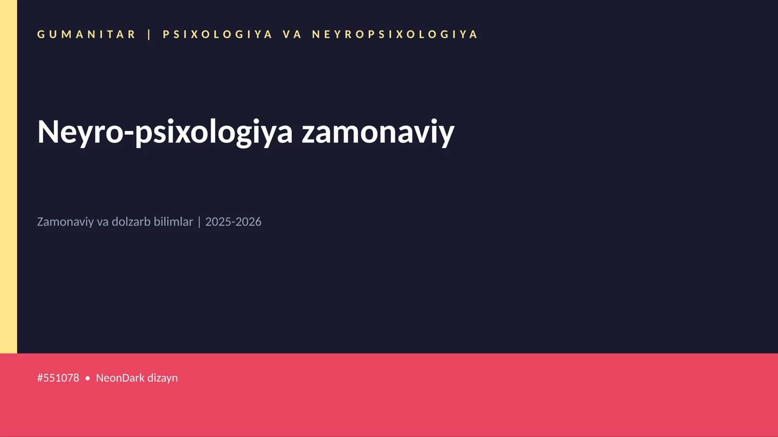 Neyro-psixologiya zamonaviy 1