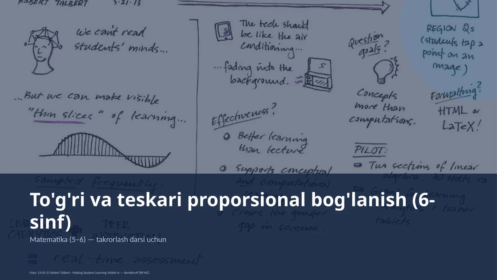 To'g'ri va teskari proporsional bog'lanish (6-sinf) 1