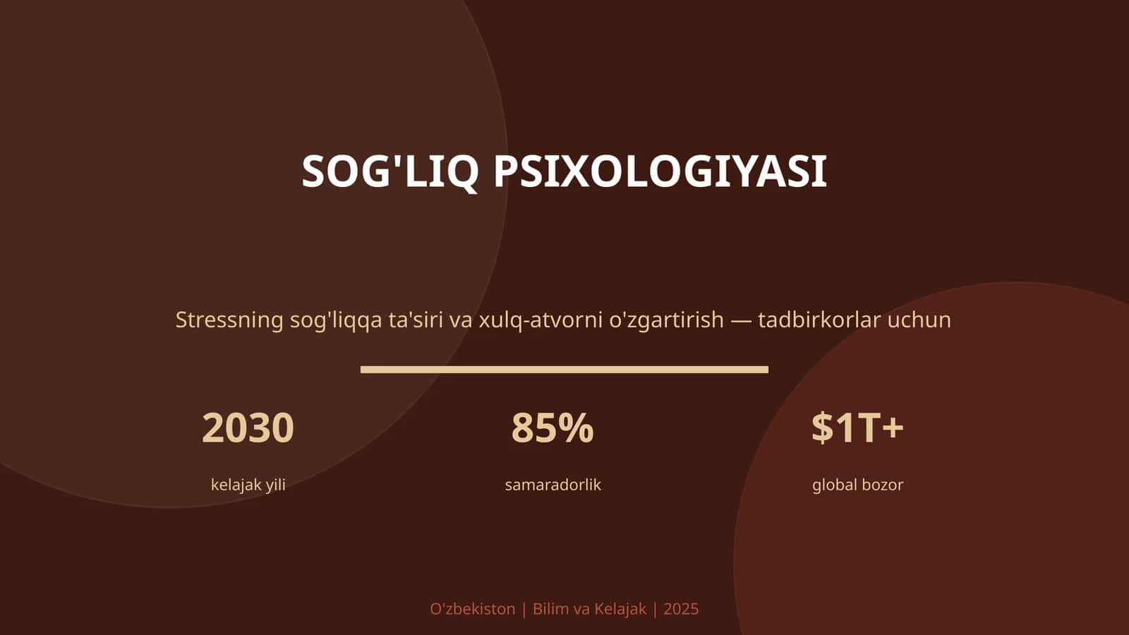 SOG'LIQ PSIXOLOGIYASI 1
