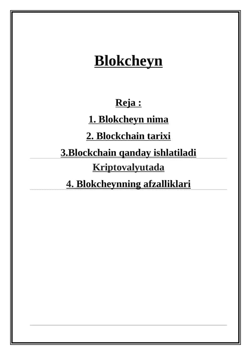 Blokcheyn 1