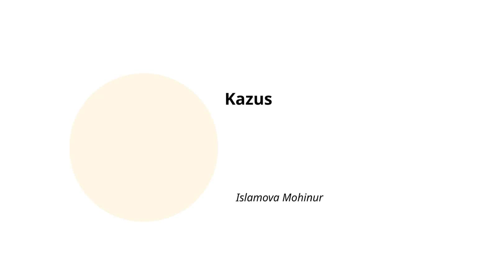 Kazus 1