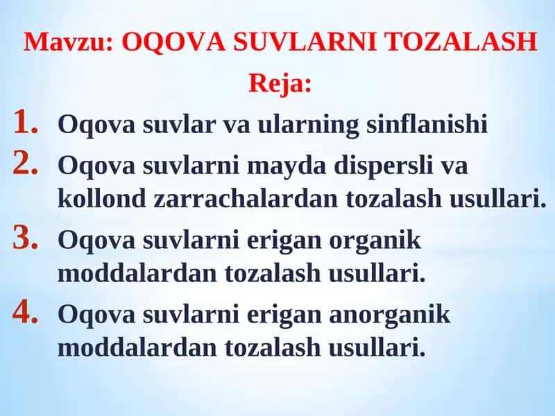 Oqova suvlar 1
