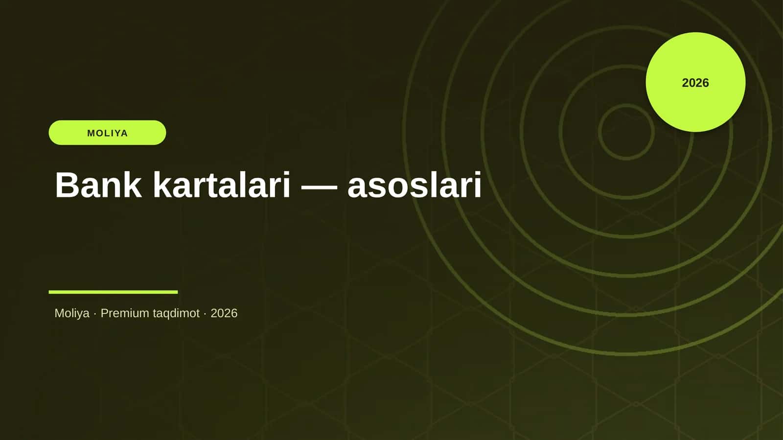 Bank kartalari — asoslari 1