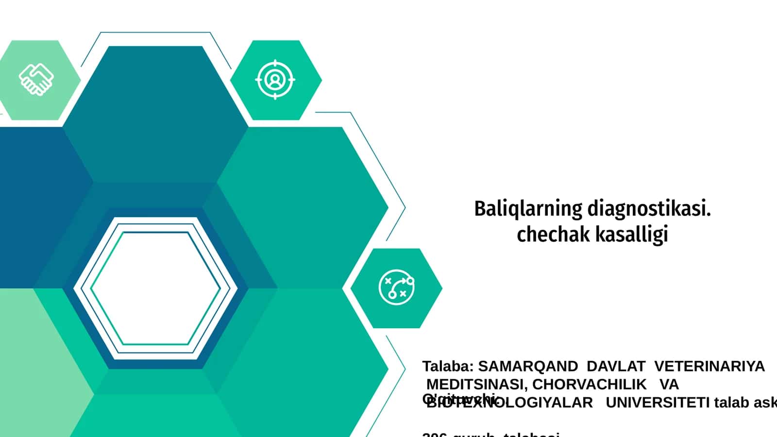 Baliqlarning diagnostikasi 1