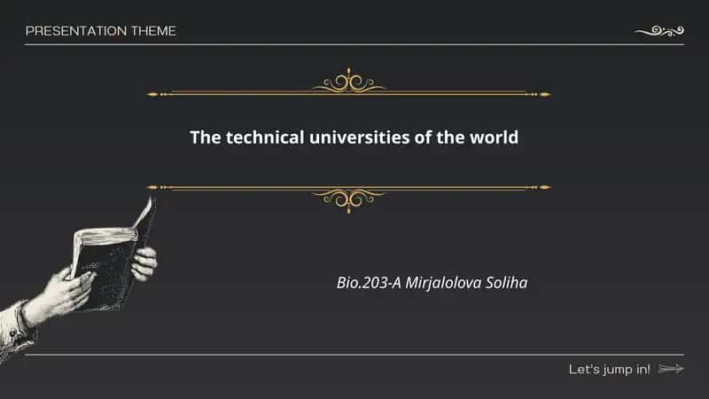 The technical universities of the world 1
