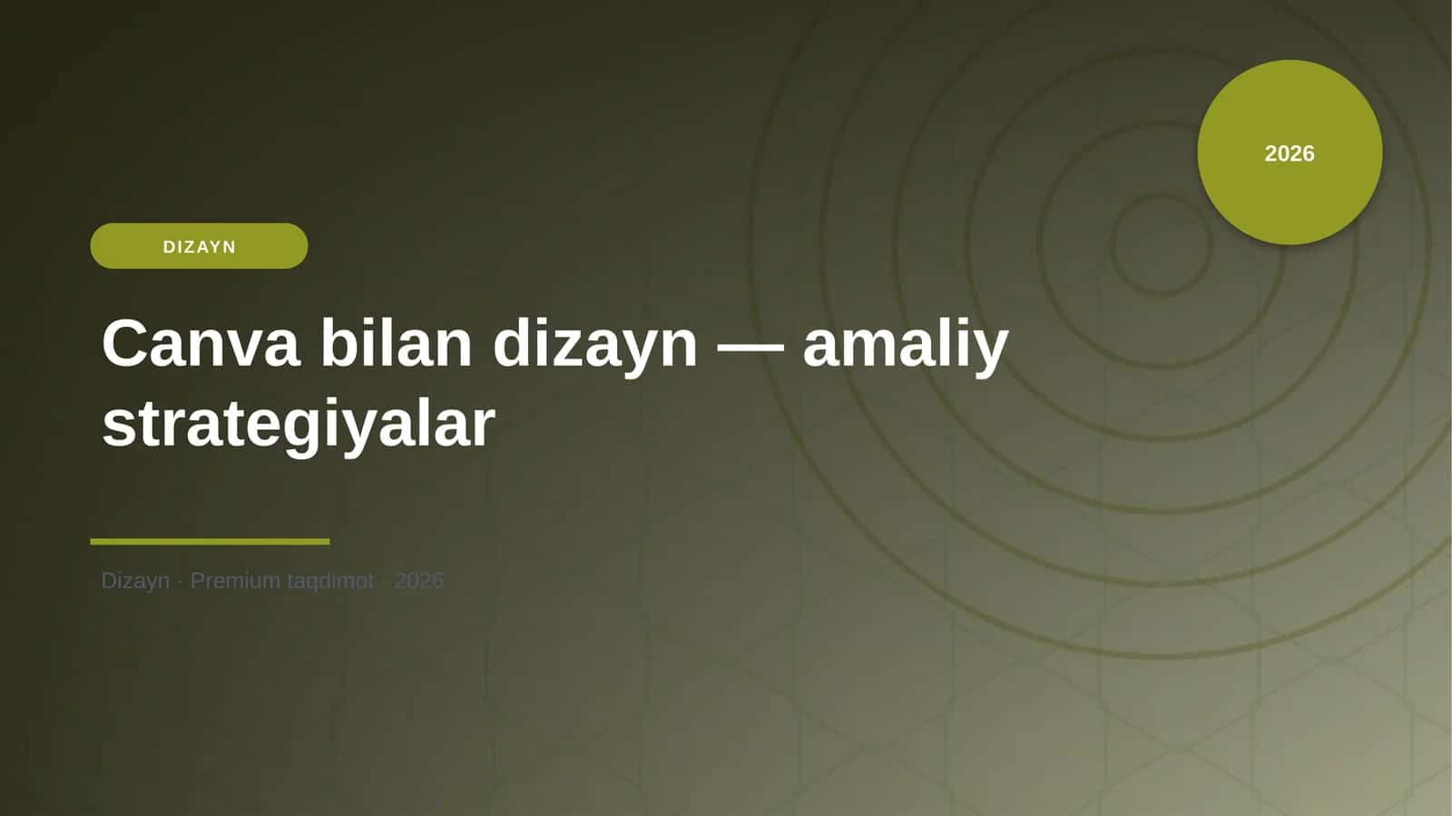Canva bilan dizayn — amaliy strategiyalar 1