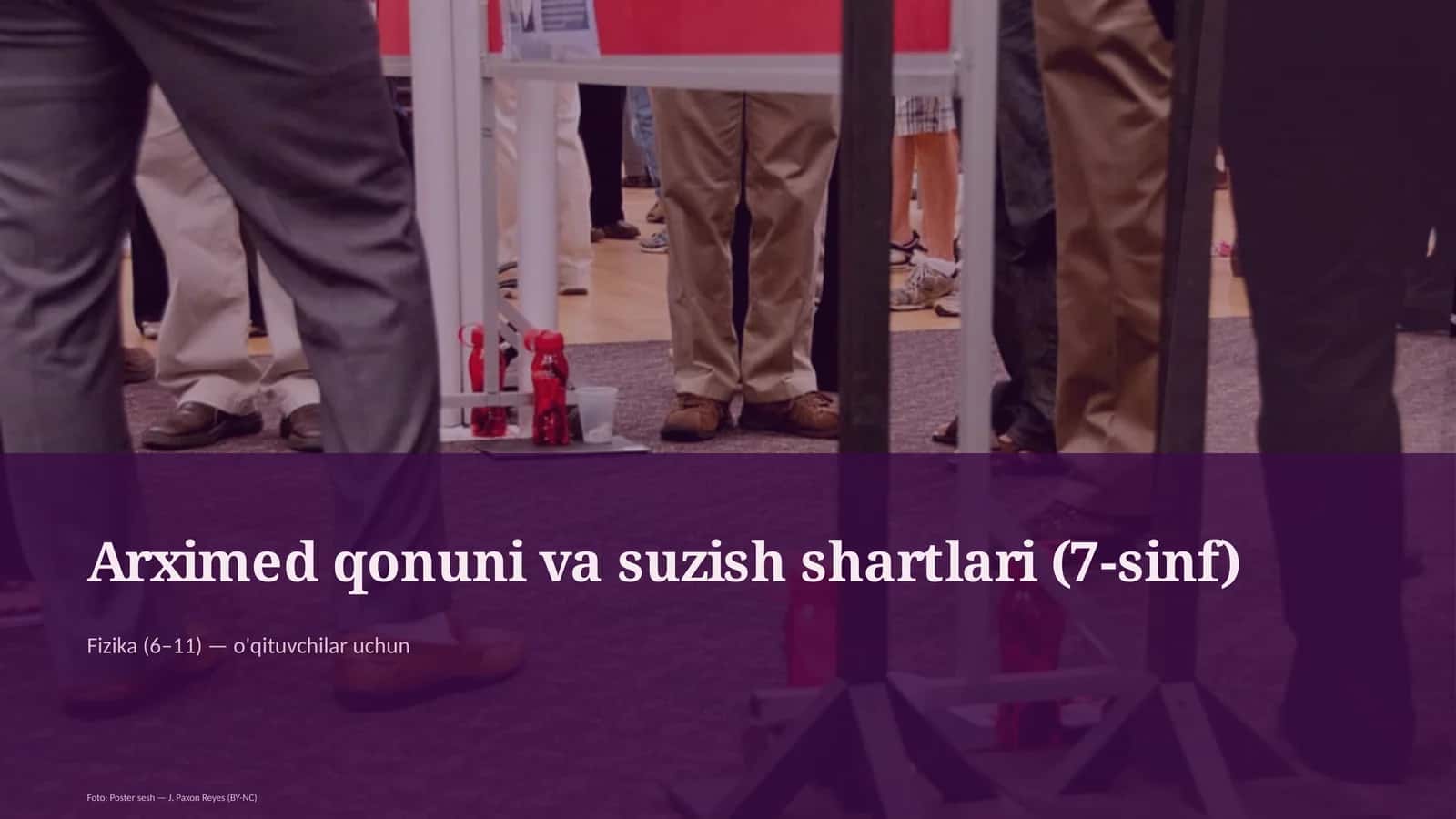 Arximed qonuni va suzish shartlari (7-sinf) 1