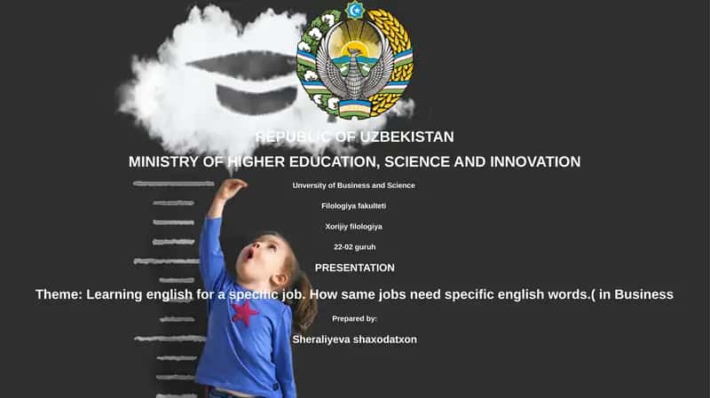Learning English for Specific Job 1