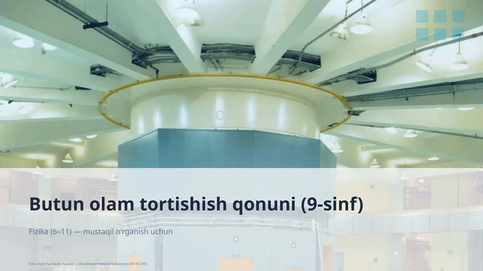 Butun olam tortishish qonuni (9-sinf) 1