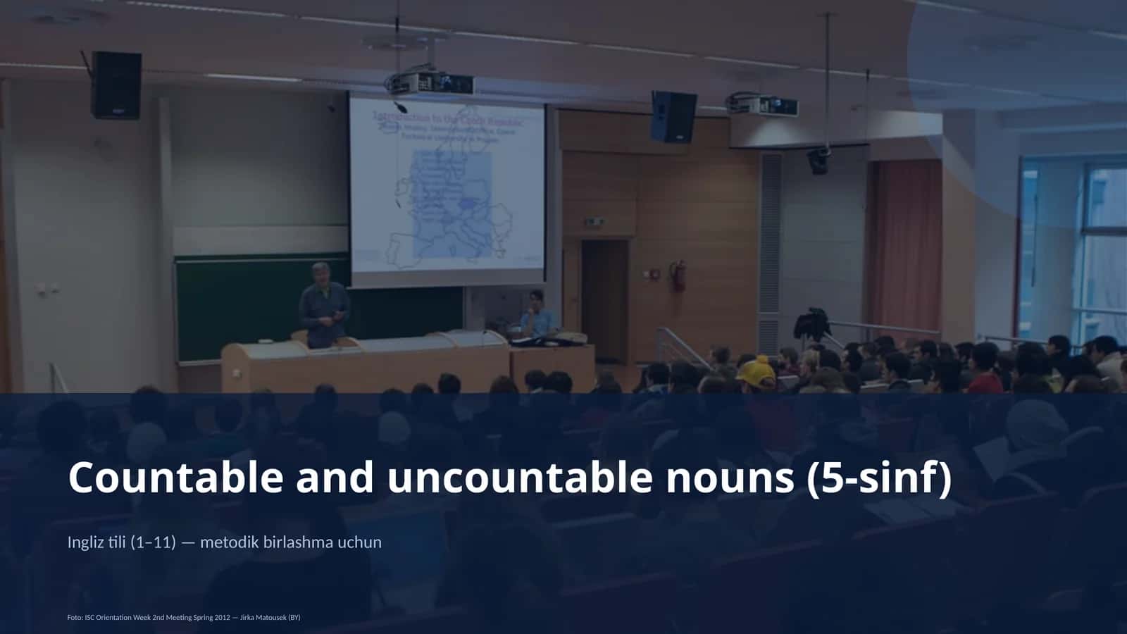 Countable and uncountable nouns (5-sinf) 1