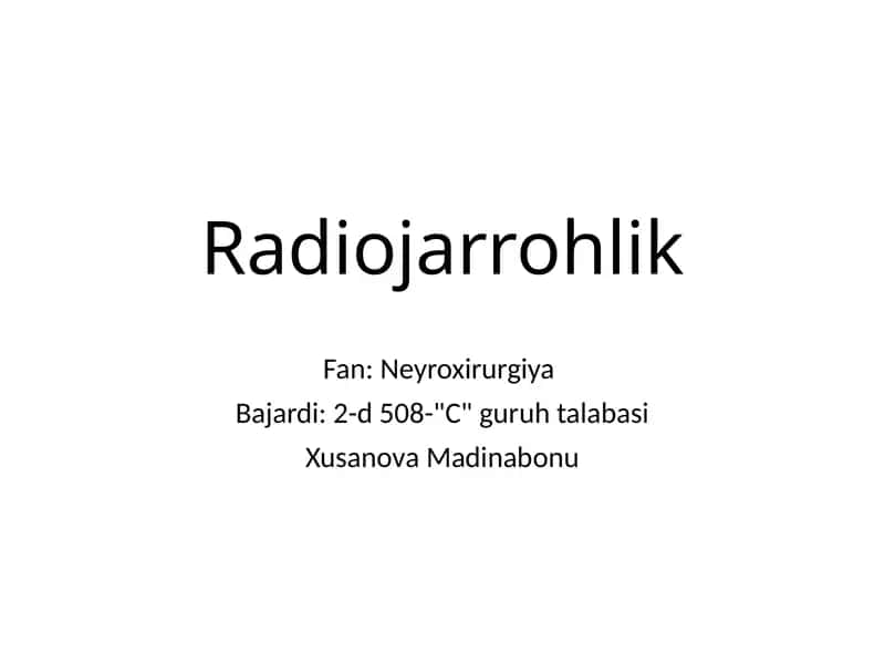 Radiojarrohlik 1