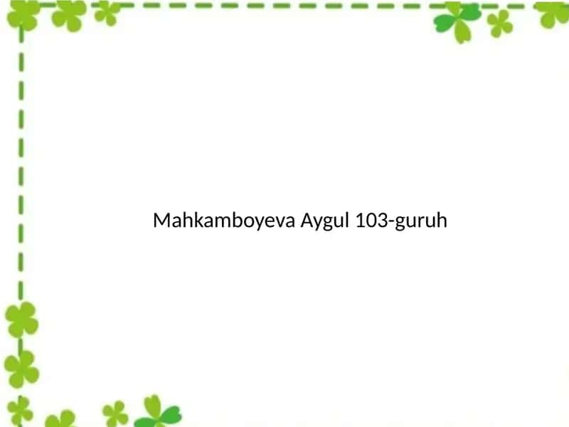 Til va tafakkur 1