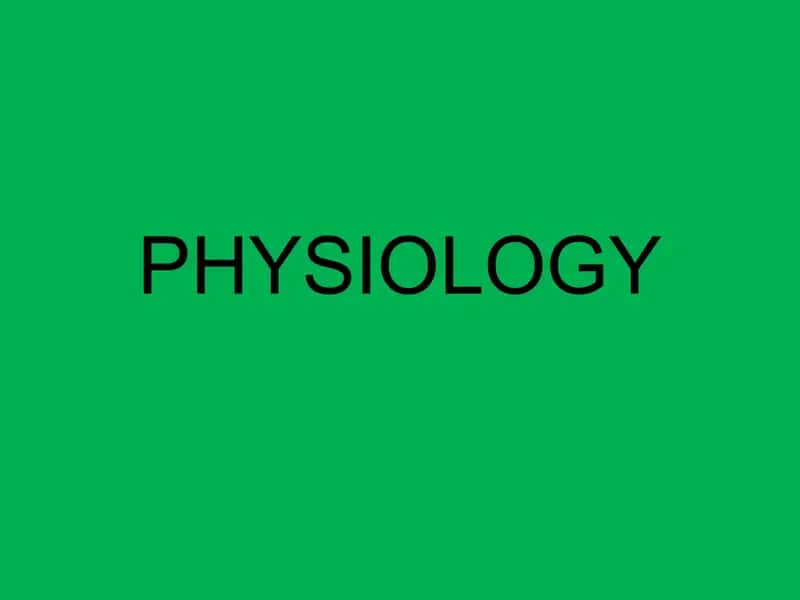 PHYSIOLOGY 1