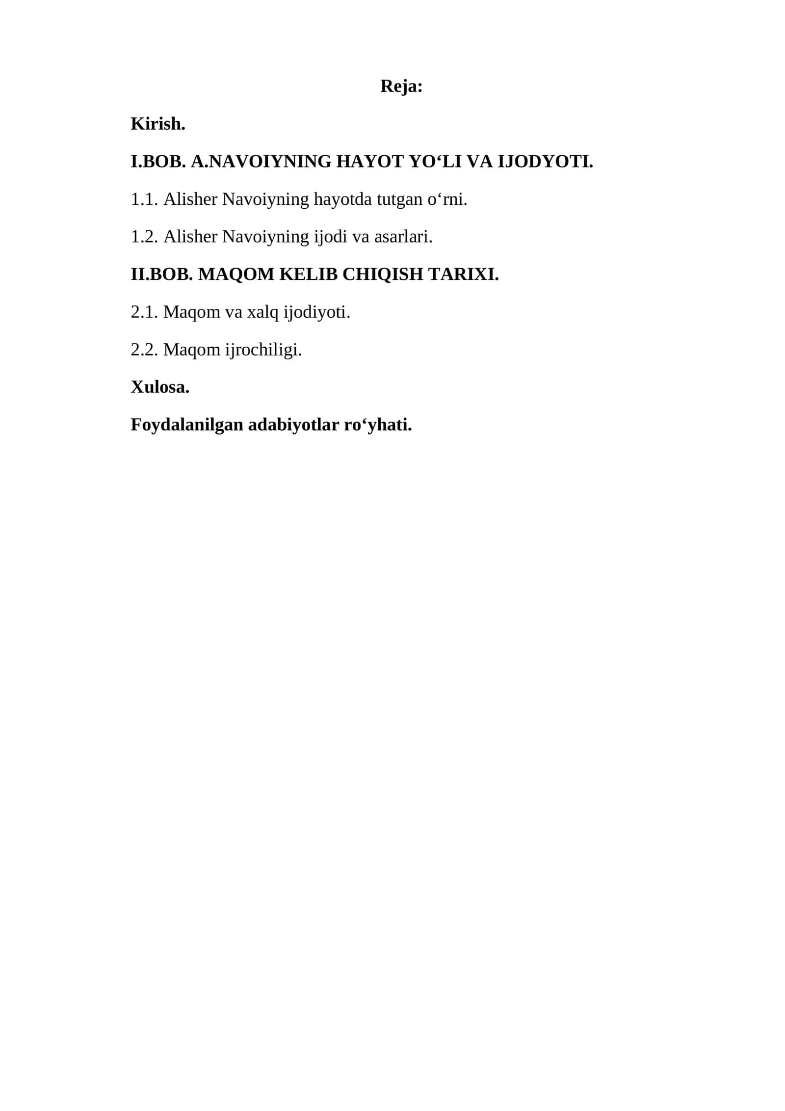 Navoiyning hayot va ijodi 1