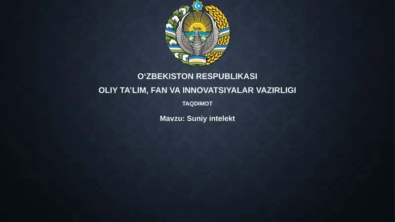 Sun'iy intellekt 1