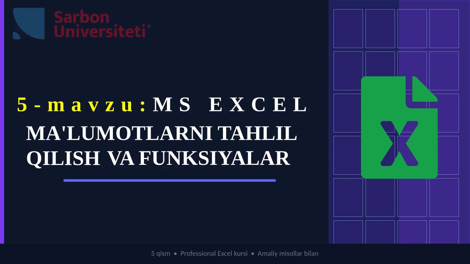 MS EXCEL 1