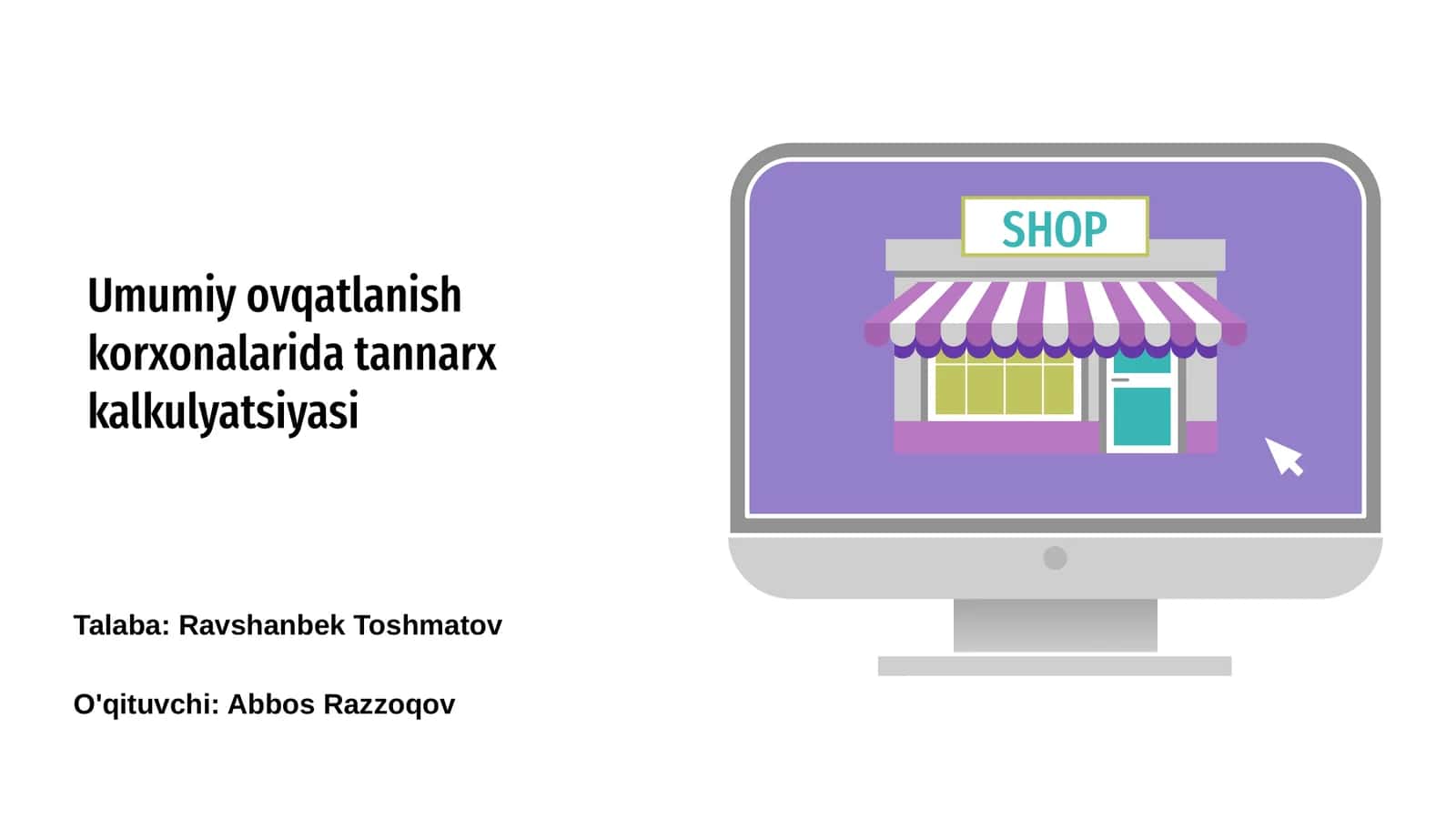 Tannarx kalkulyatsiyasi 1