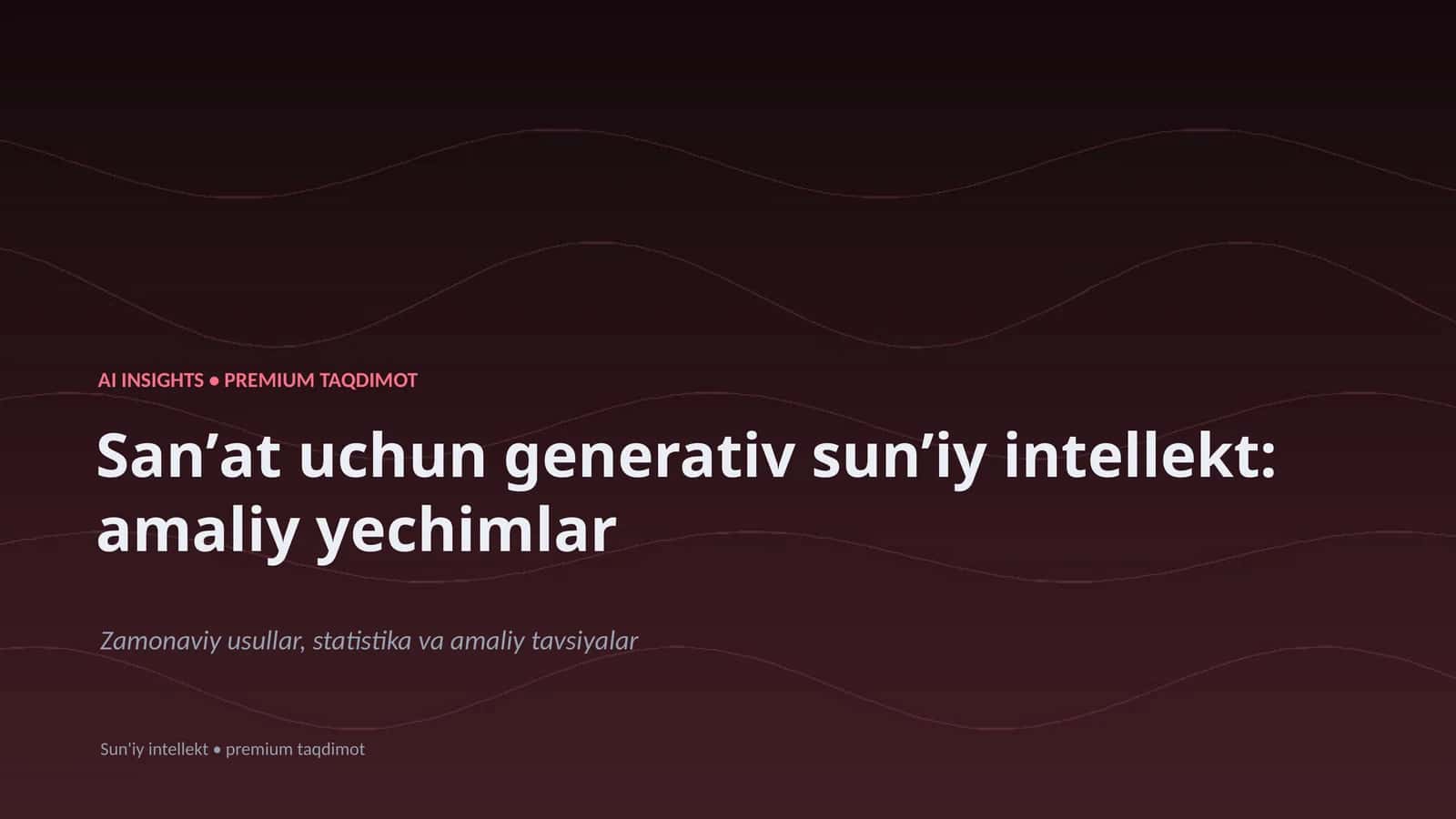 AI INSIGHTS • PREMIUM TAQDIMOT 1