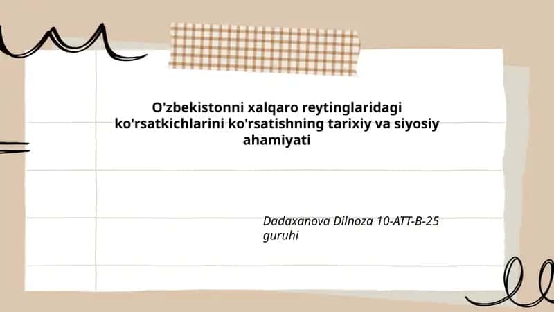 Xalqaro reytinglar va milliy suverenitet 1