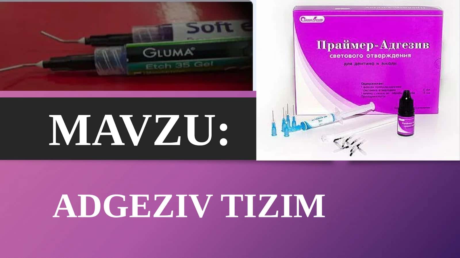 ADGEZIV TIZIM 1