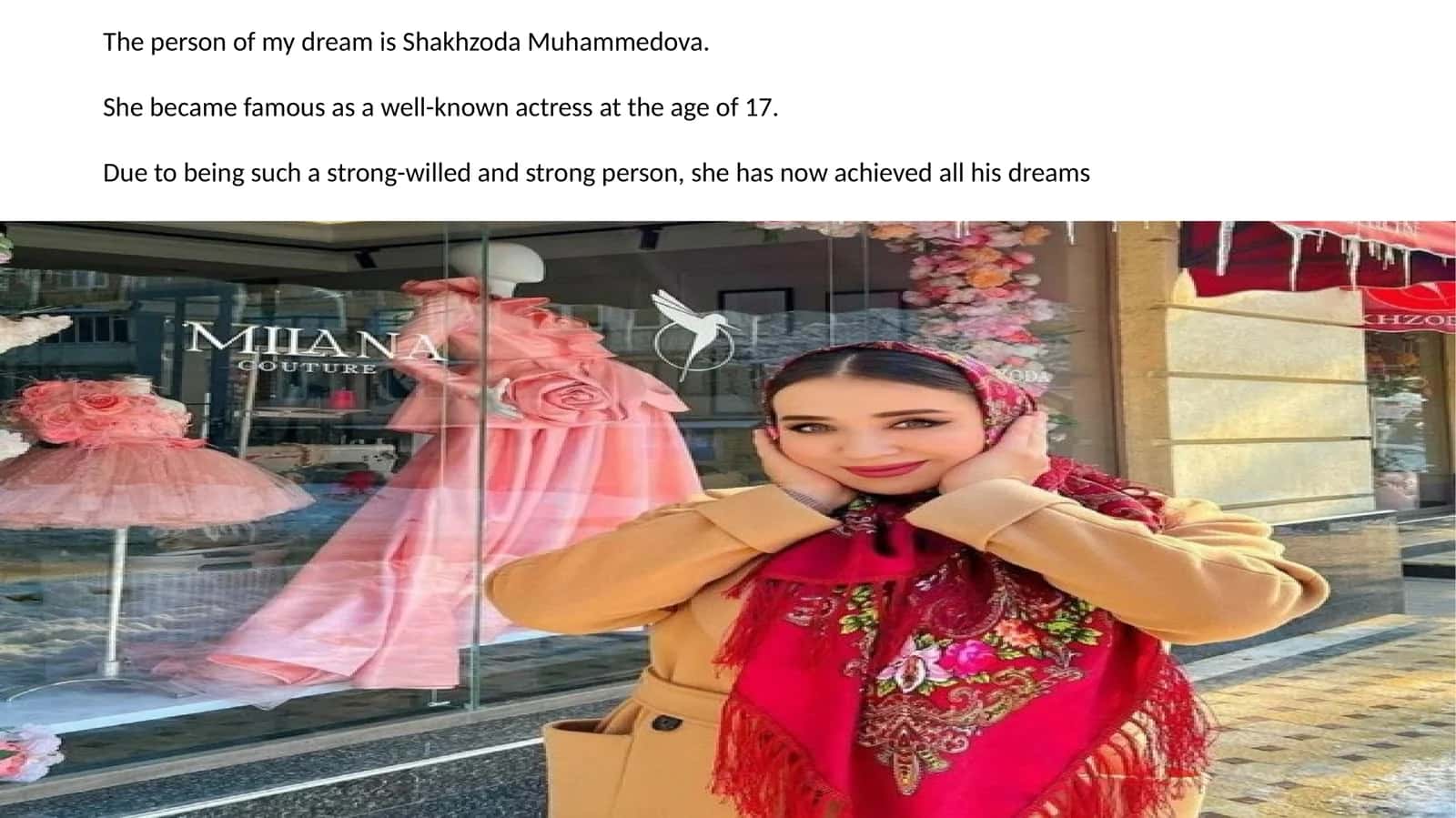 Shakhzoda Muhammedova 1