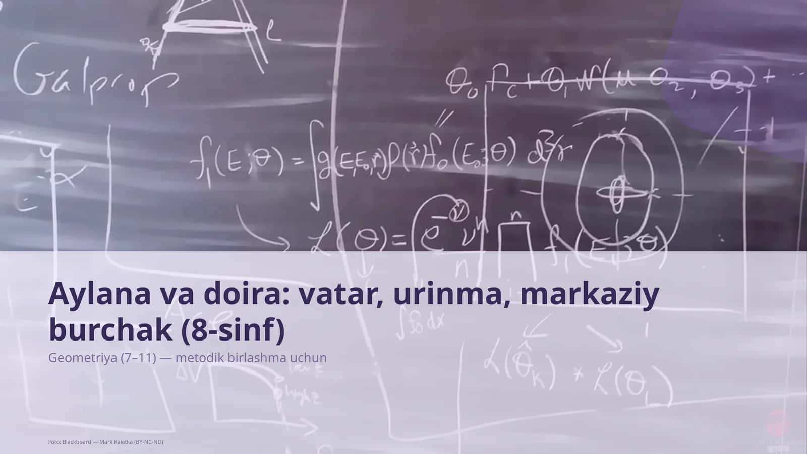 Geometriya (7–11) — metodik birlashma uchun 1