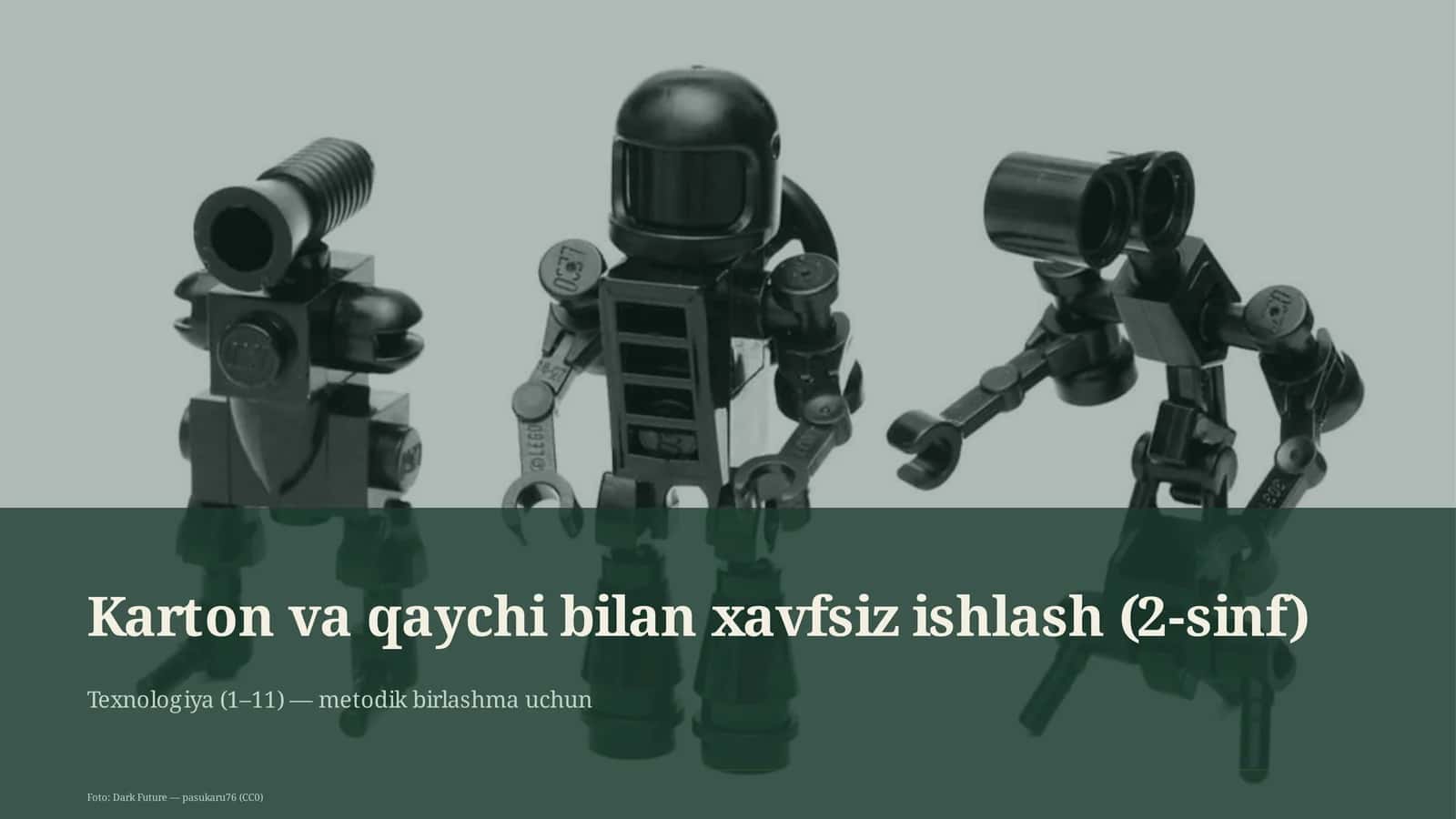 Karton va qaychi bilan xavfsiz ishlash (2-sinf) 1