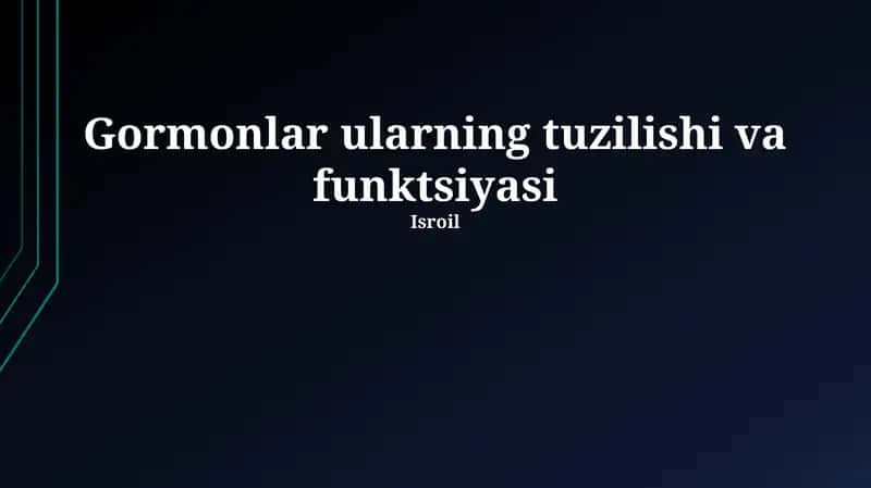 Gormonlar 1